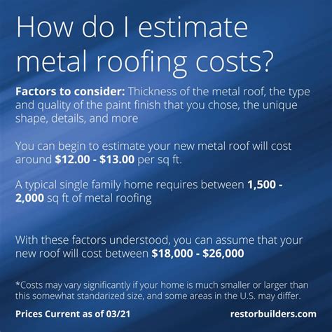 Cost for metal roof. Things To Know About Cost for metal roof. 